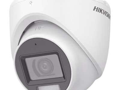 Cámara Turret TURBOHD / 3K 5 Megapixel / Lente 2.8 mm / Gran Angular 104.9° / IR 30 m (98.4 ft) + Luz Blanca 20 m (65.6 ft) / IP67 / Audio Integrado / 4 Tecnologías