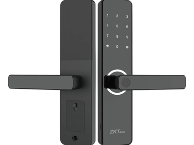Cerradura Inteligente / Huella Digital y Wi-Fi / Mortise Europeo DIN / 300 Usuarios / App ZSmart / Carga Emergencia Micro-USB
