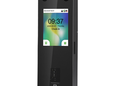 Terminal Biométrica IP / Pantalla 2.8" / 3,000 Rostros / 6,000 Huellas / IP65 / Video Intercom SIP / ONVIF / Anti-Fraude