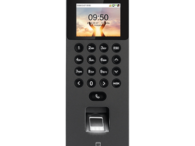 Terminal Biométrica Facial / Cámara Binocular 1MP / 1,500 Rostros / 3,000 Huellas / Wi-Fi 802.11ax / ONVIF / SIP / Anti-Fraude