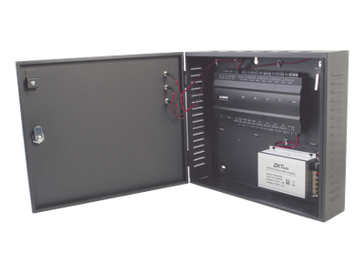 Controlador de Acceso 4 Puertas / 3,000 Huellas / 30,000 Tarjetas / TCP-IP / Gabinete Metálico con Fuente 12V 5A