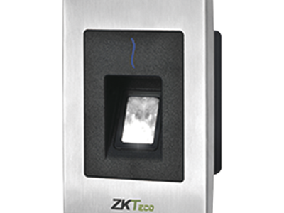 Lector Esclavo de Huella y Proximidad / RS-485 / IP65 / Acero Inoxidable / -10°C a 45°C / 125 kHz RFID / 4.76 x 3.04 x 1.50 in