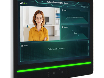 Terminal de Verificación Facial / Pantalla Táctil 10.1" / Autenticación Dual Rostro-Tarjeta / Cámara Binocular 2MP WDR / Capacidad 10,000 Rostros / WiFi 2.4 GHz / Android 7.1