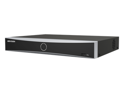 NVR IP / 32 Canales / 12 Megapixel (4K) / AcuSense con IA / Reconocimiento Facial / 2 Bahías HDD hasta 16 TB / HDMI 4K / Sin PoE