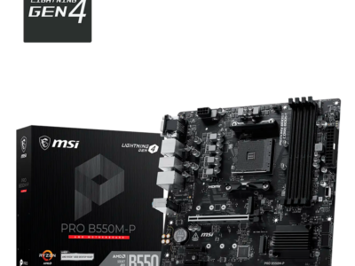 MB MSI B550 AMD S-AM4 5A GEN/2XDRR4 2667MHZ/PCIE 4.0/HDMI/DVI/4XUSB 3.2/M.2/MICRO ATX/GAMA MEDIA