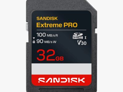 MEMORIA SANDISK SDHC 32GB EXTREME PRO 100MB/S 4K CLASE 10 U3 V30  SDSDXXO-032G-GSCIN